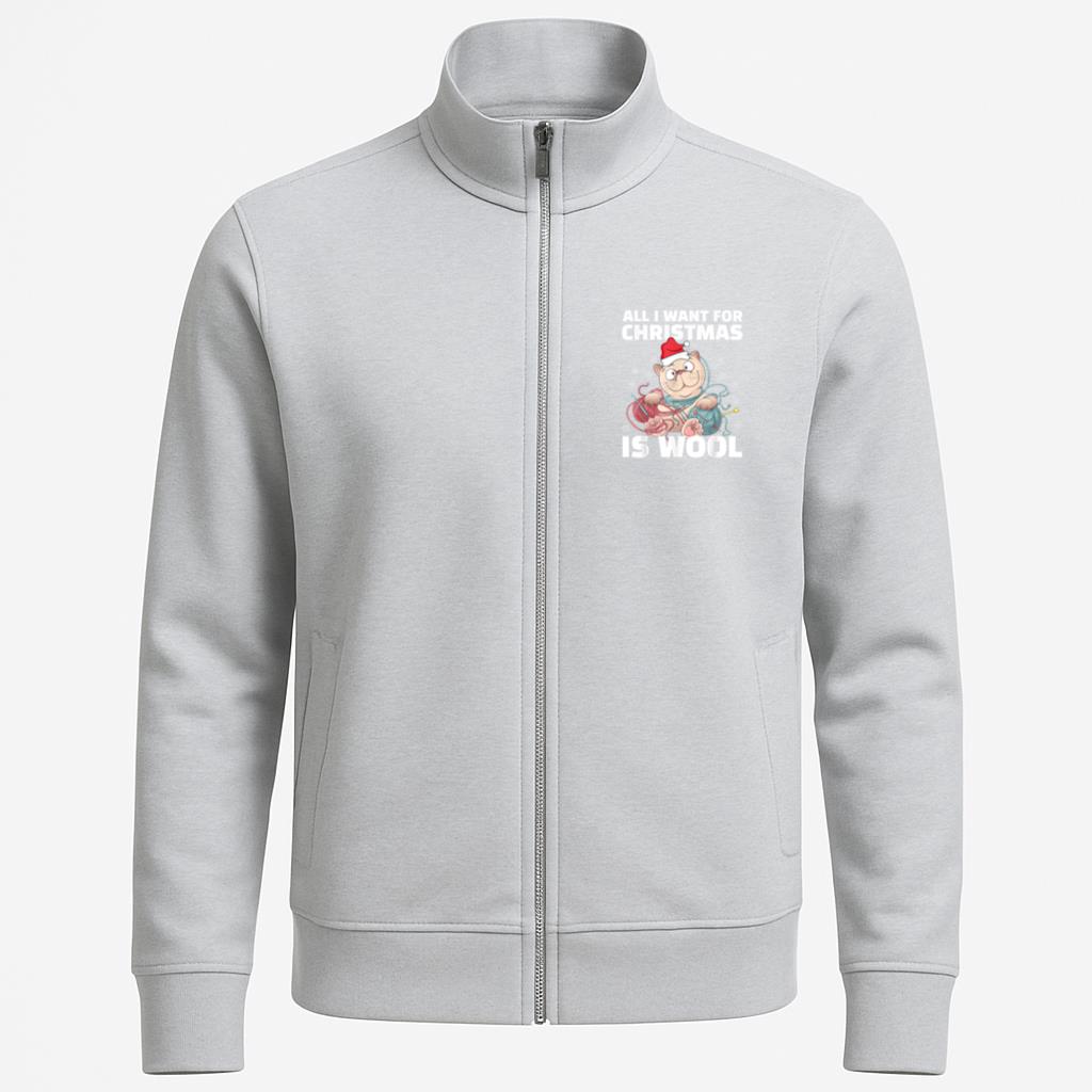 All I Want For Christmas Is Cat Wool Jacket