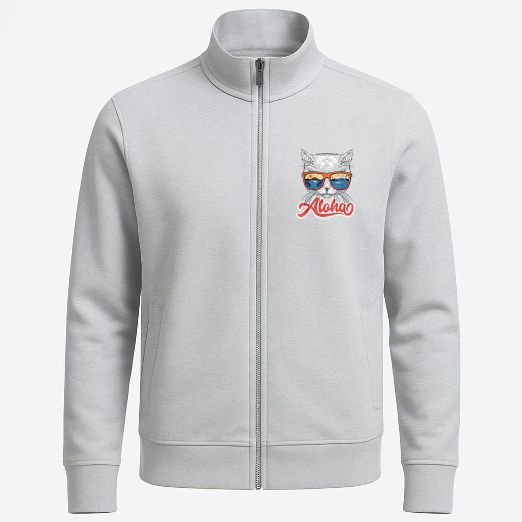 Aloha Hawaiian Cat Sunglasses Jacket