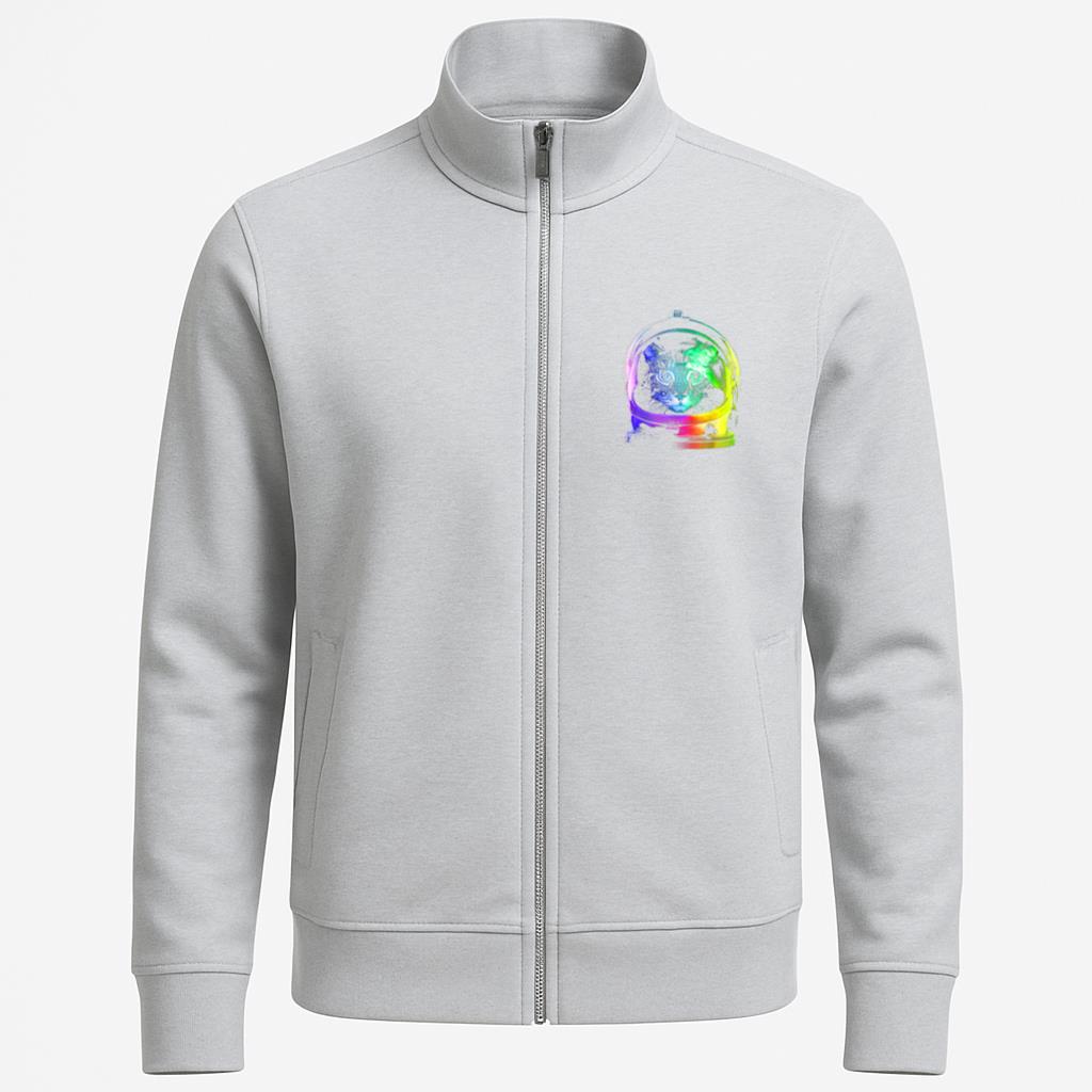 Astronaut Cat Rainbow Space Travel Jacket