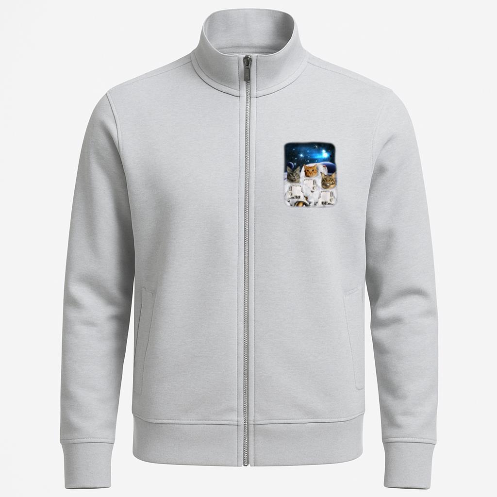 Catronauts Space Cat Astronaut Cat Head In Galaxy Jacket