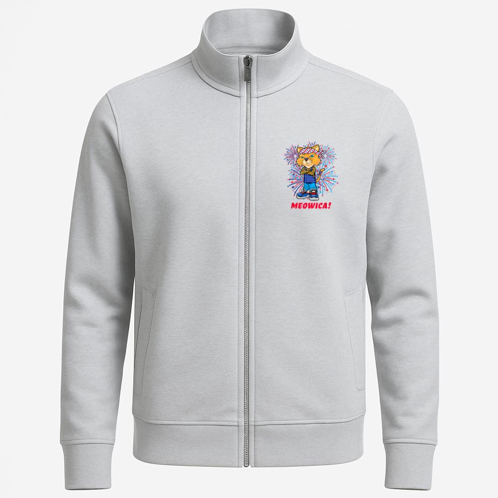 Orange Tabby Gangsta Cat Tattoos Jacket