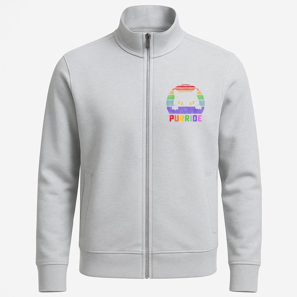 Pride Cat Purride Gay LGBTQ Rainbow Jacket