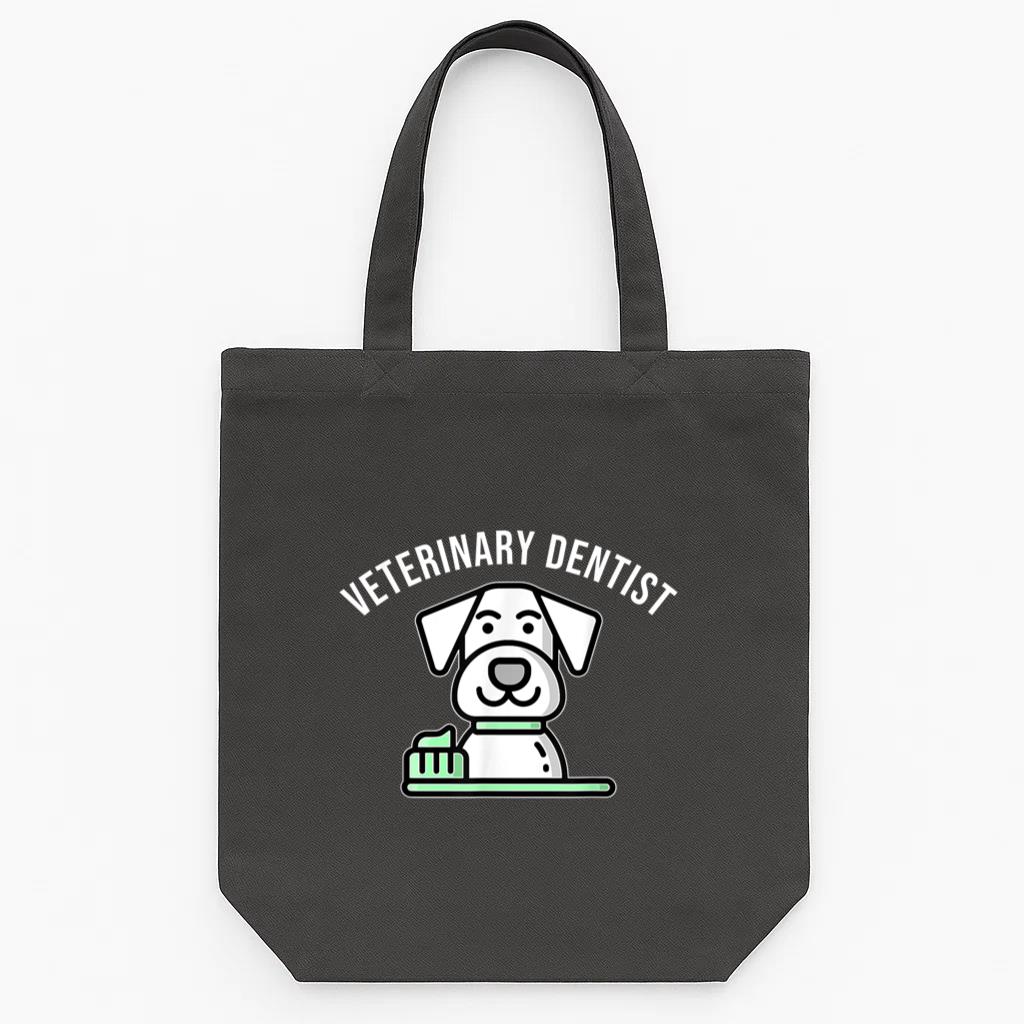 Veterinary Dentist Dog Vet Tote Canvas Bag